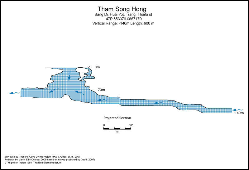 Cave Diving Thailand song hong