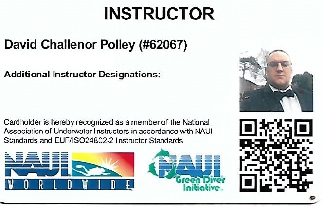 NAUI Instructor 62067