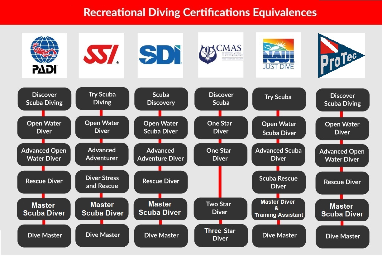 Agency Comparison Recreational courses Chart with ProTec added