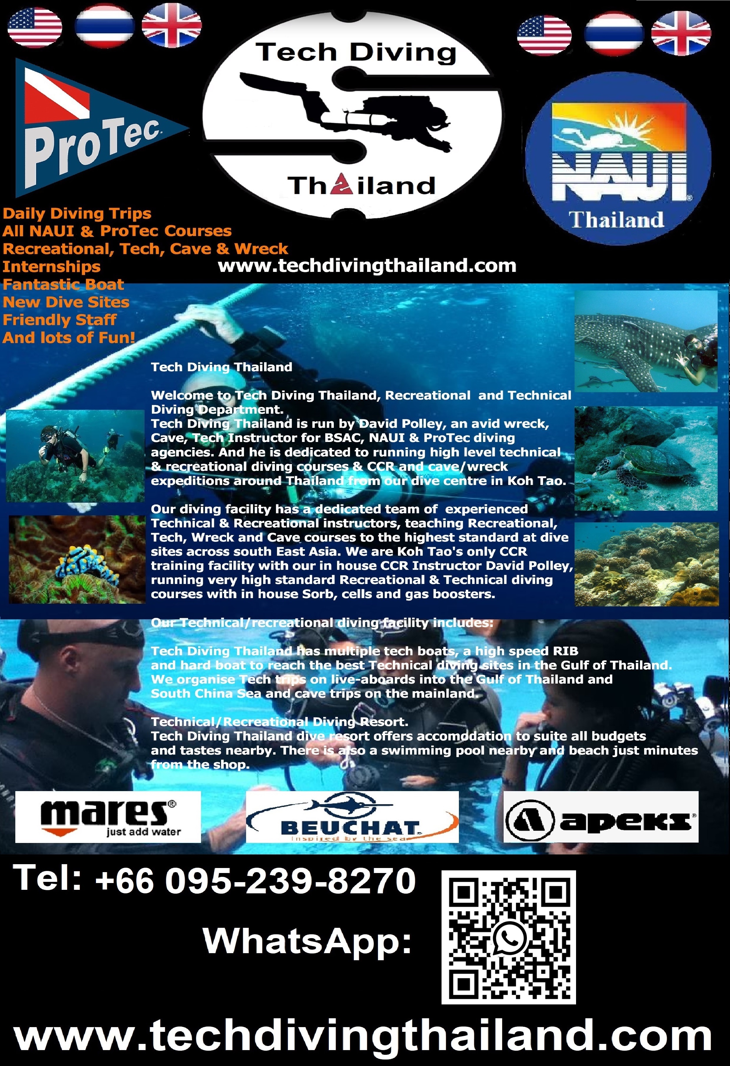 NAUI  ProTec Poster A4 Size