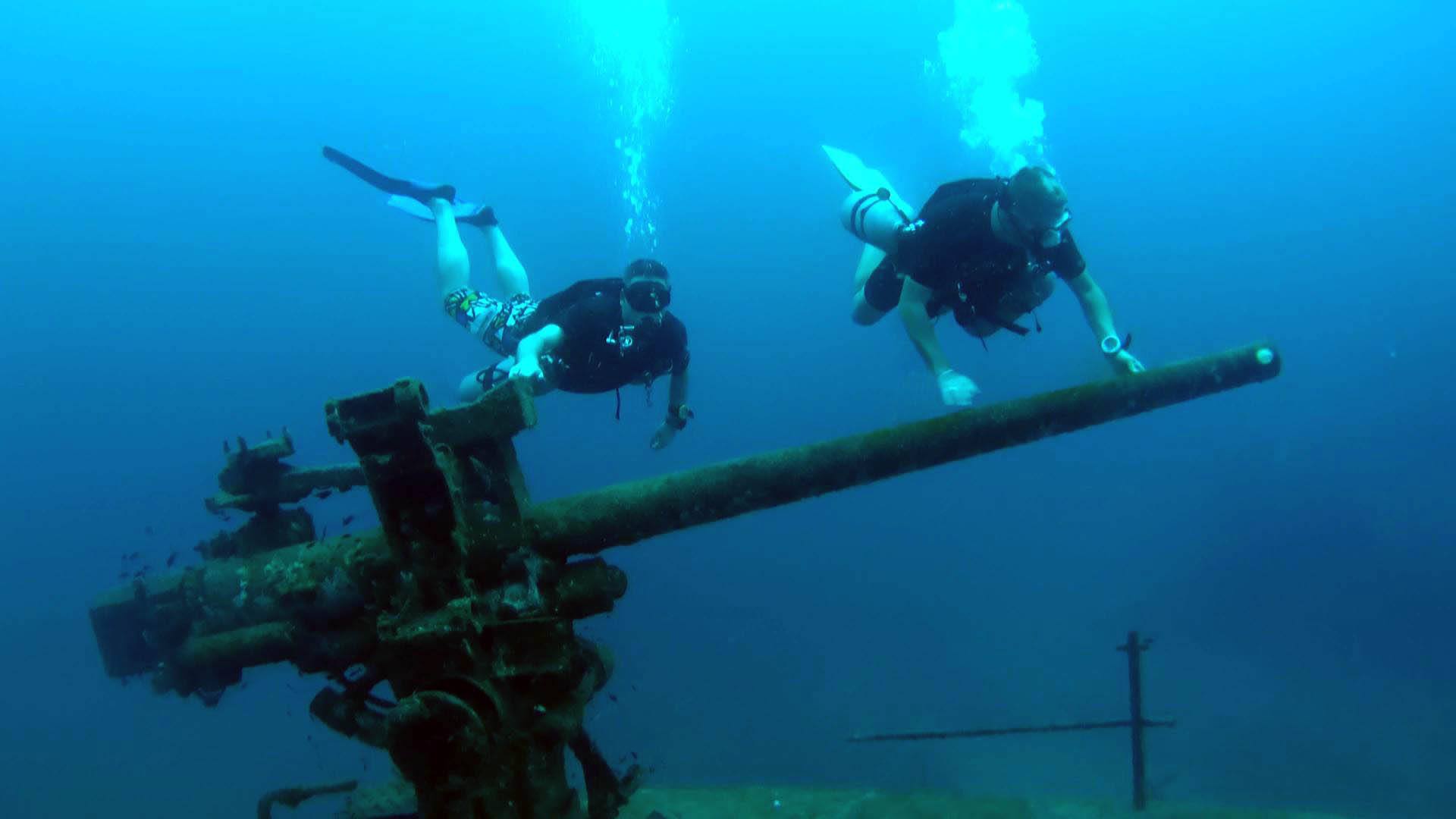 Phil Sidemount course at HMS Satakut